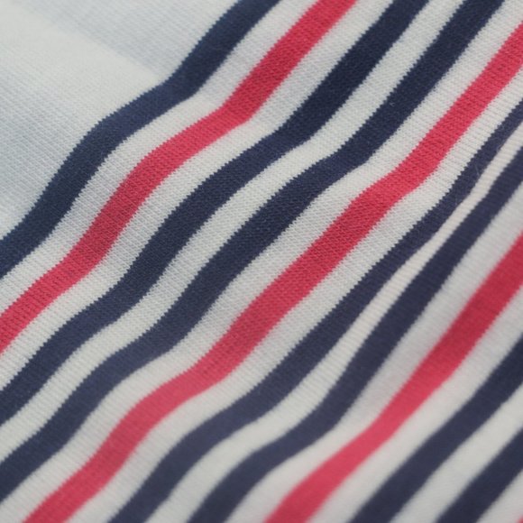 Red, White, and Blue Stripe Woven Shorts - Picture 6 of 8